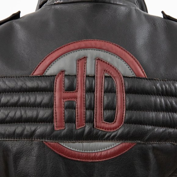 Vintage Harley Davidson Leather Biker Jacket Black - Picture 6 of 14